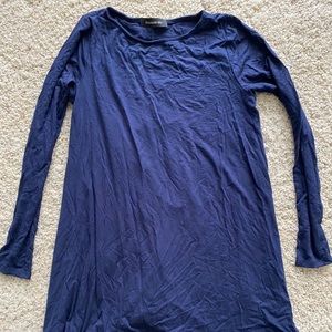 Navy long sleeve dress